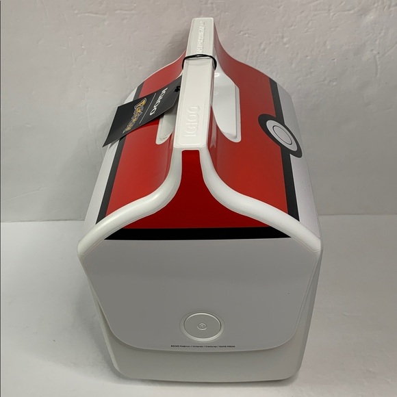 Pokémon Poke Ball 7 Qt Playmate Cooler White New - Picture 9 of 12
